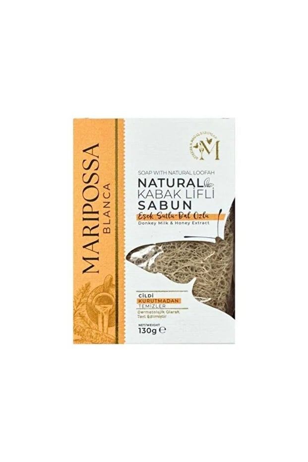 Maripossa Blanca Kabak Lifli Eşek Sütlü Sabun 130 gr