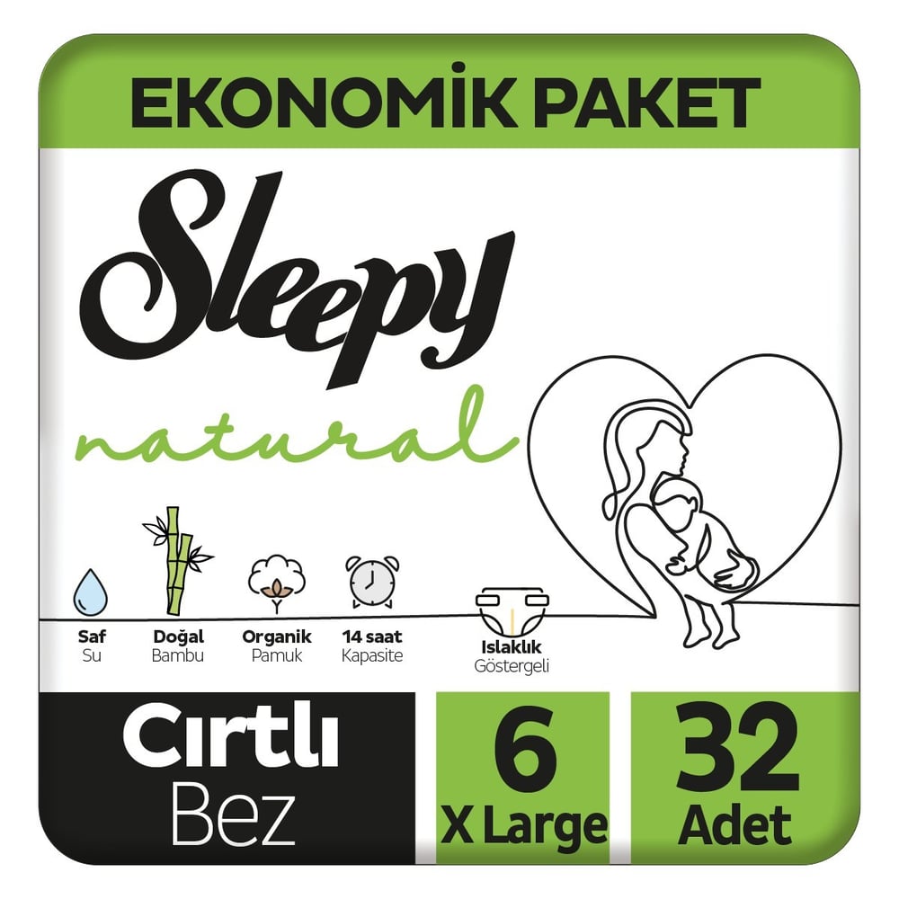 Nat.2li Jumbo Xl 6 Beden 32'Li