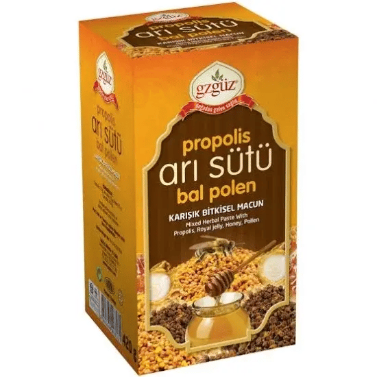 GzGüz Arı Sütü Bal Polen Propolis Karışık Macun