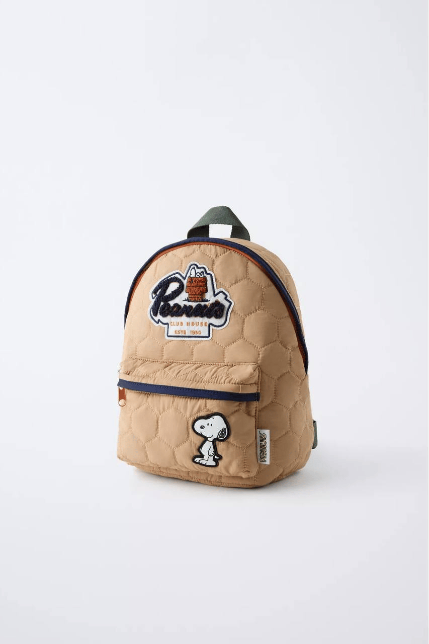 Çocuk Sırt Çantası Snoopy Desenli | Noblekids