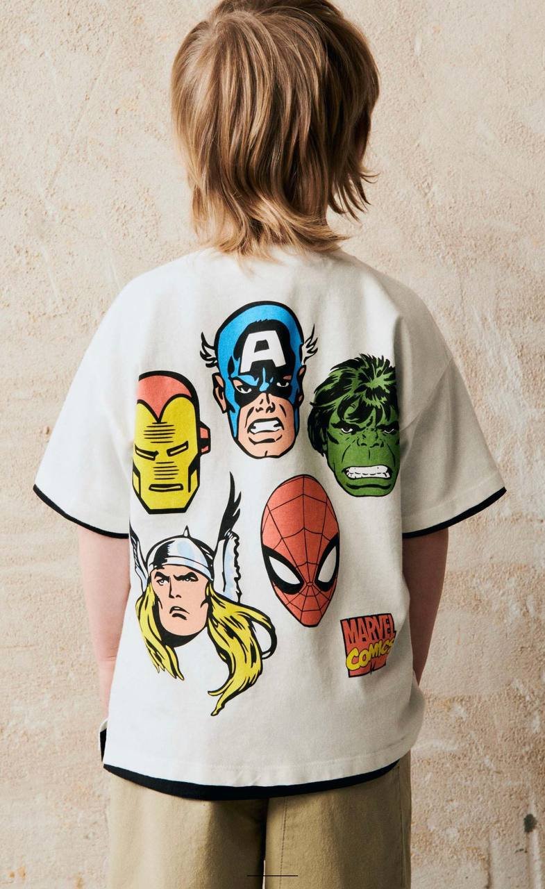 Marvel Comics 2li Takım (Beyaz-Siyah)