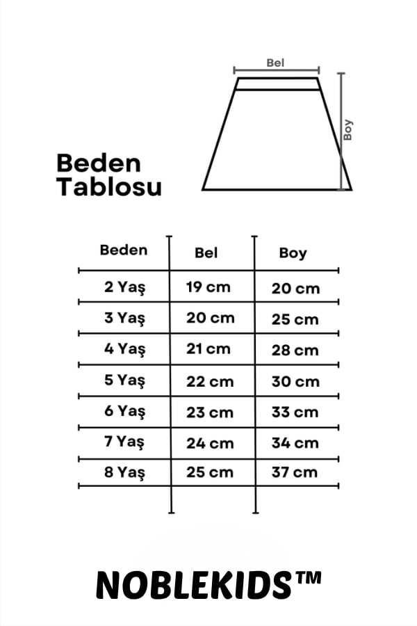 Le Mabelle Kız Çocuk Tül Etek Pudra