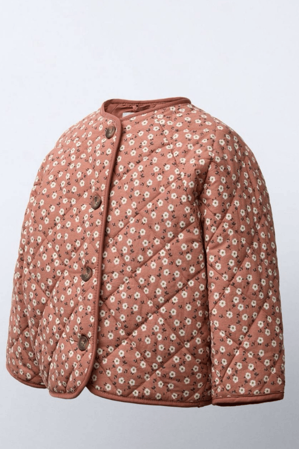 Kız Çocuk Yelek Hafif Elyaf Dolgulu