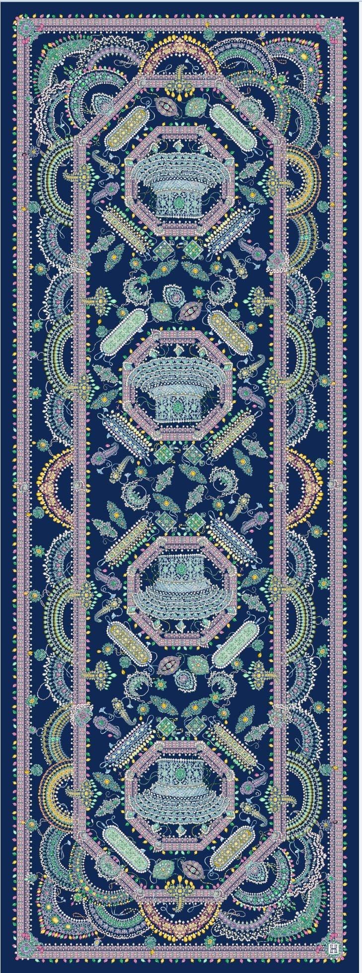 Navy Blue Diana
