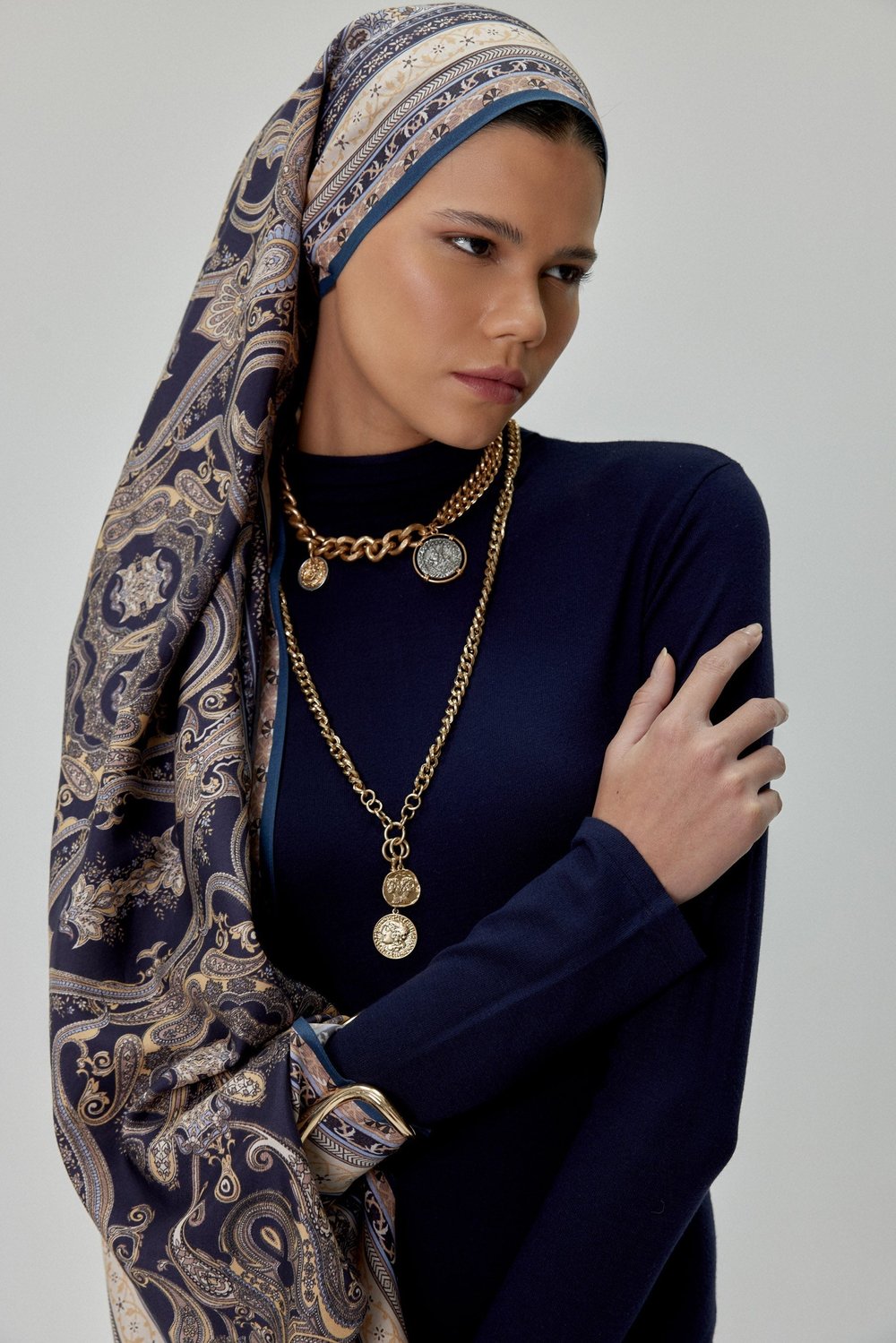 Navy Blue Elena