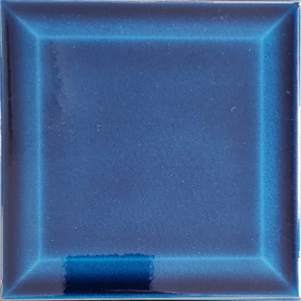 Armada Çini 12,5x12,5 Cm Metro Petrol Mavisi Çini Seramik Karo
