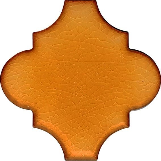 Armada Çini 12x12 Ottoman Düz Arabesk Karamel Çini
