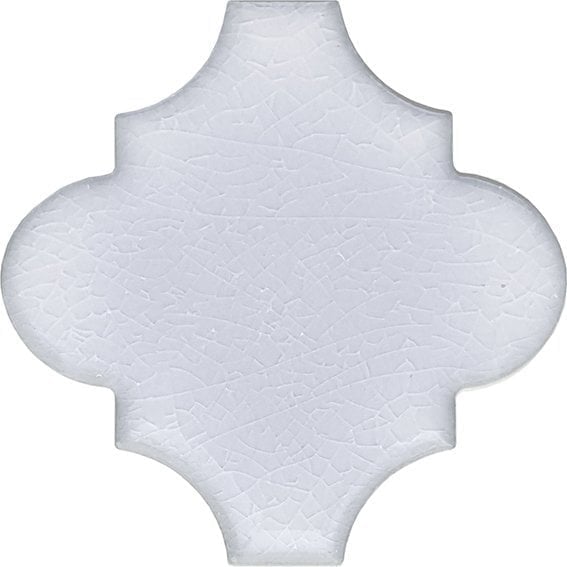 Armada Çini 12x12 Ottoman Düz Arabesk Beyaz Çini