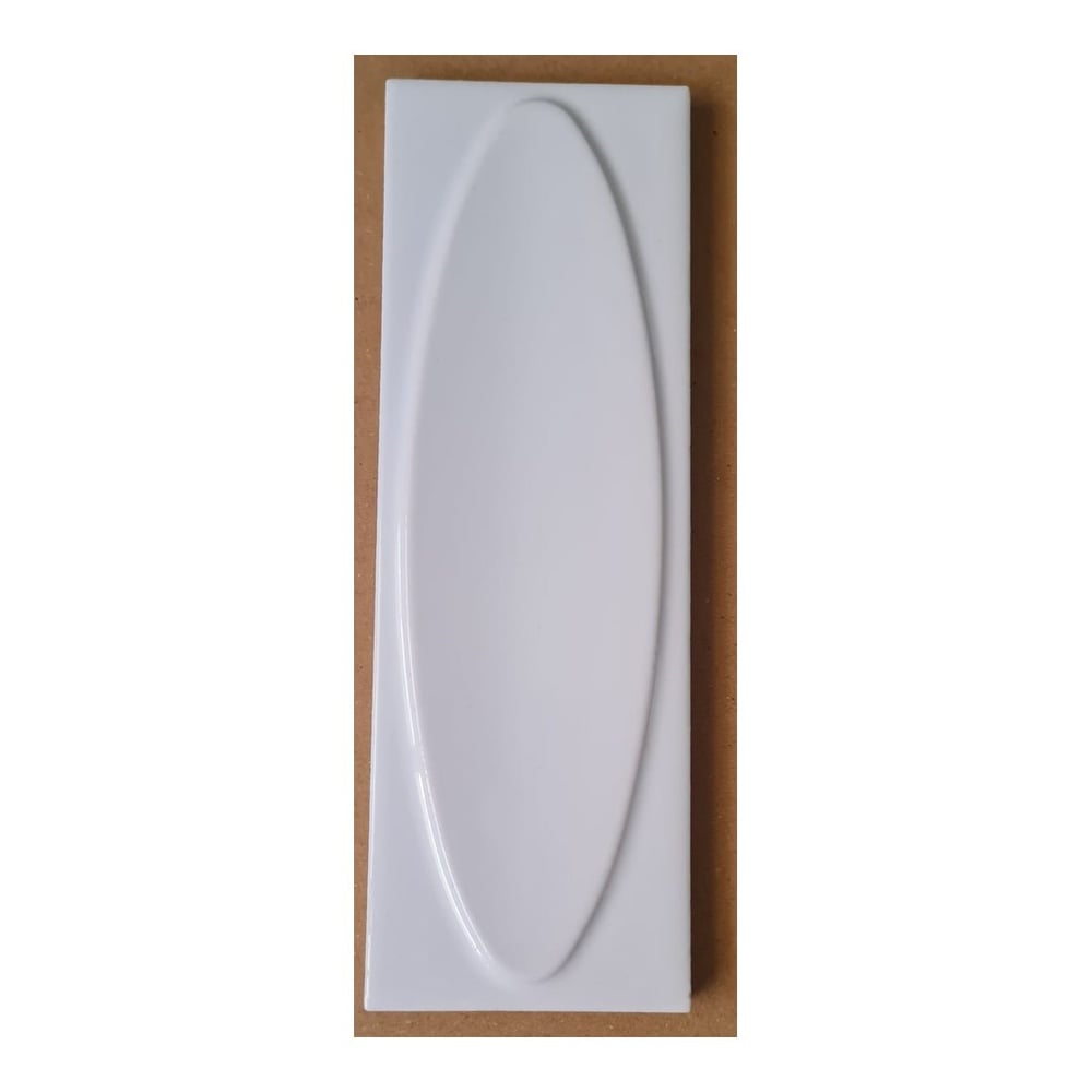 Armada Çini 7x21 Cm Elips Beyaz  Çini Seramik