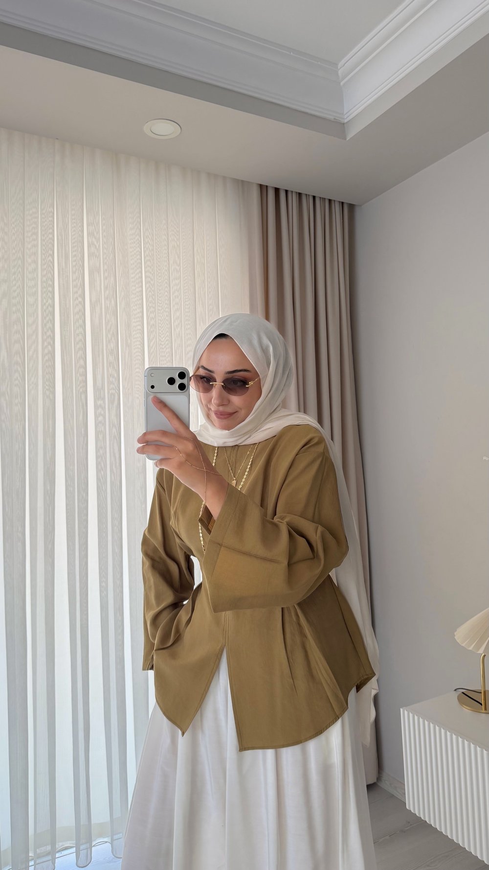 Arel Belden Oturtmalı Tunik Yeşil