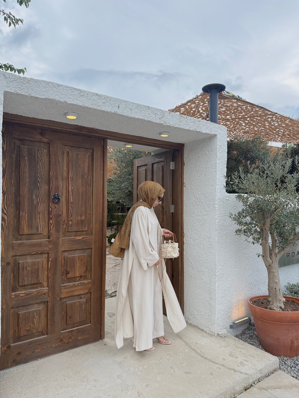 Loren Üçlü Abaya Set 