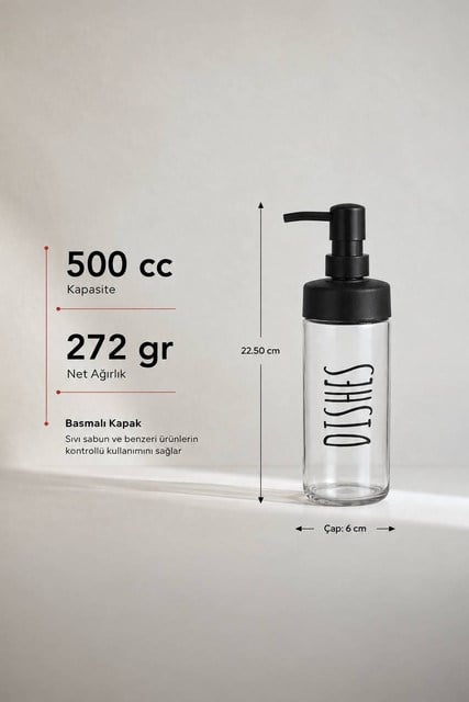 Cam Sıvı Sabunluk 500 cc