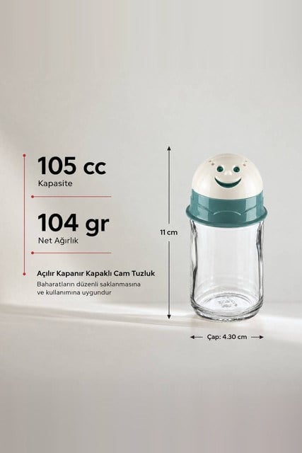 Figürlü Cam Tuzluk 105 cc