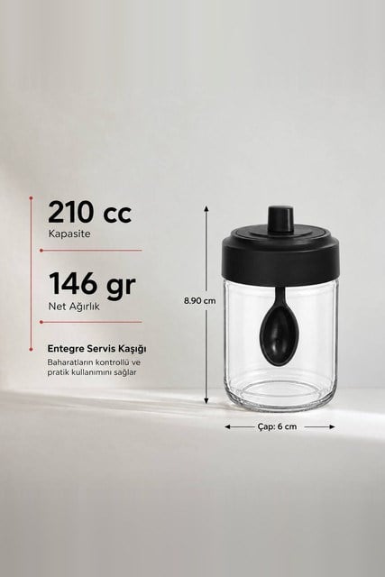 Kaşıklı Baharatlık 210 cc