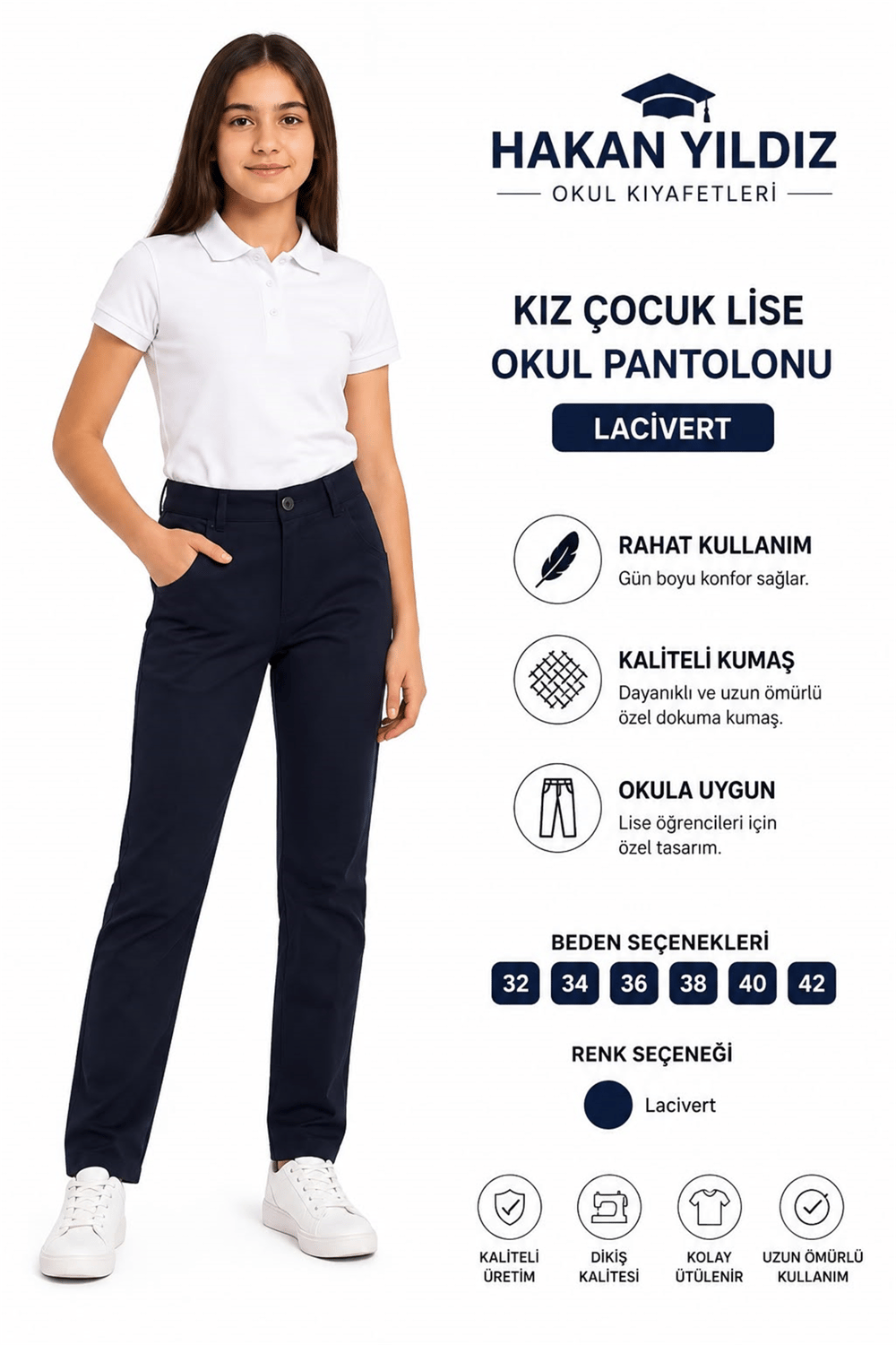 OKUL KIZ PANTOLON