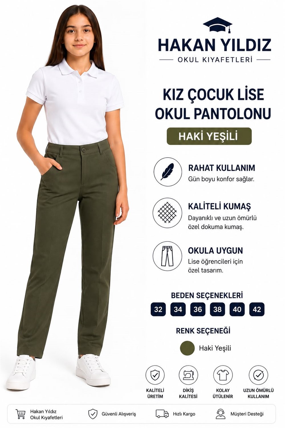 OKUL KIZ PANTOLON