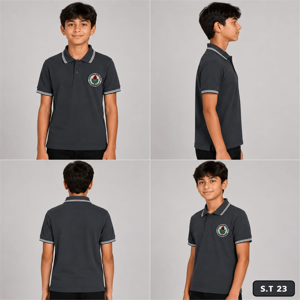 OKUL POLO YAKA KISA KOL