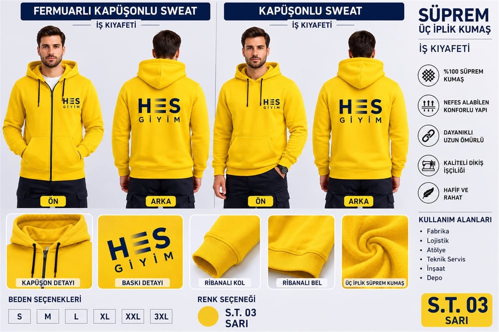 POLAR DÜZ SWEATSHİRT