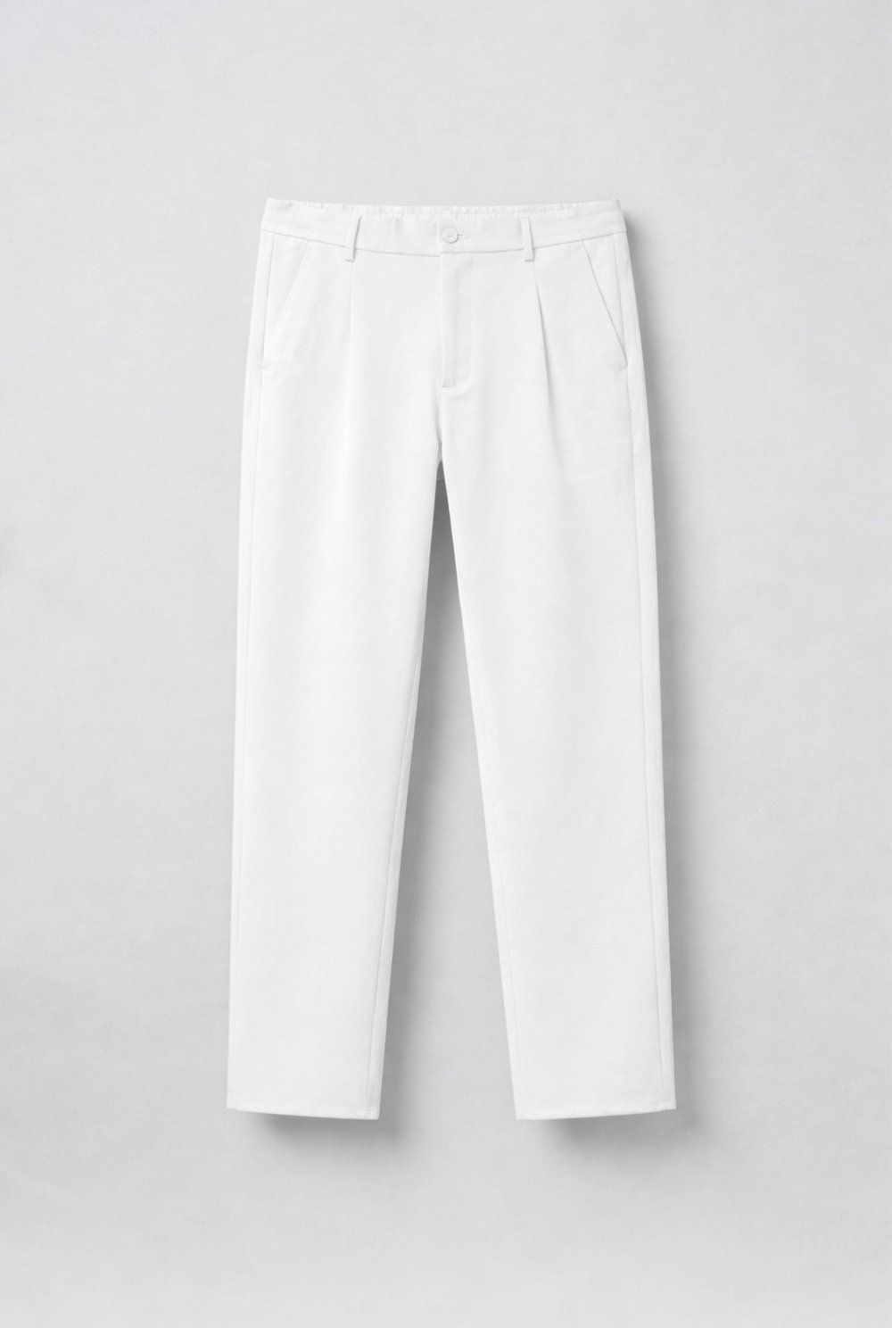 Baggy Klasik Pantolon Beyaz