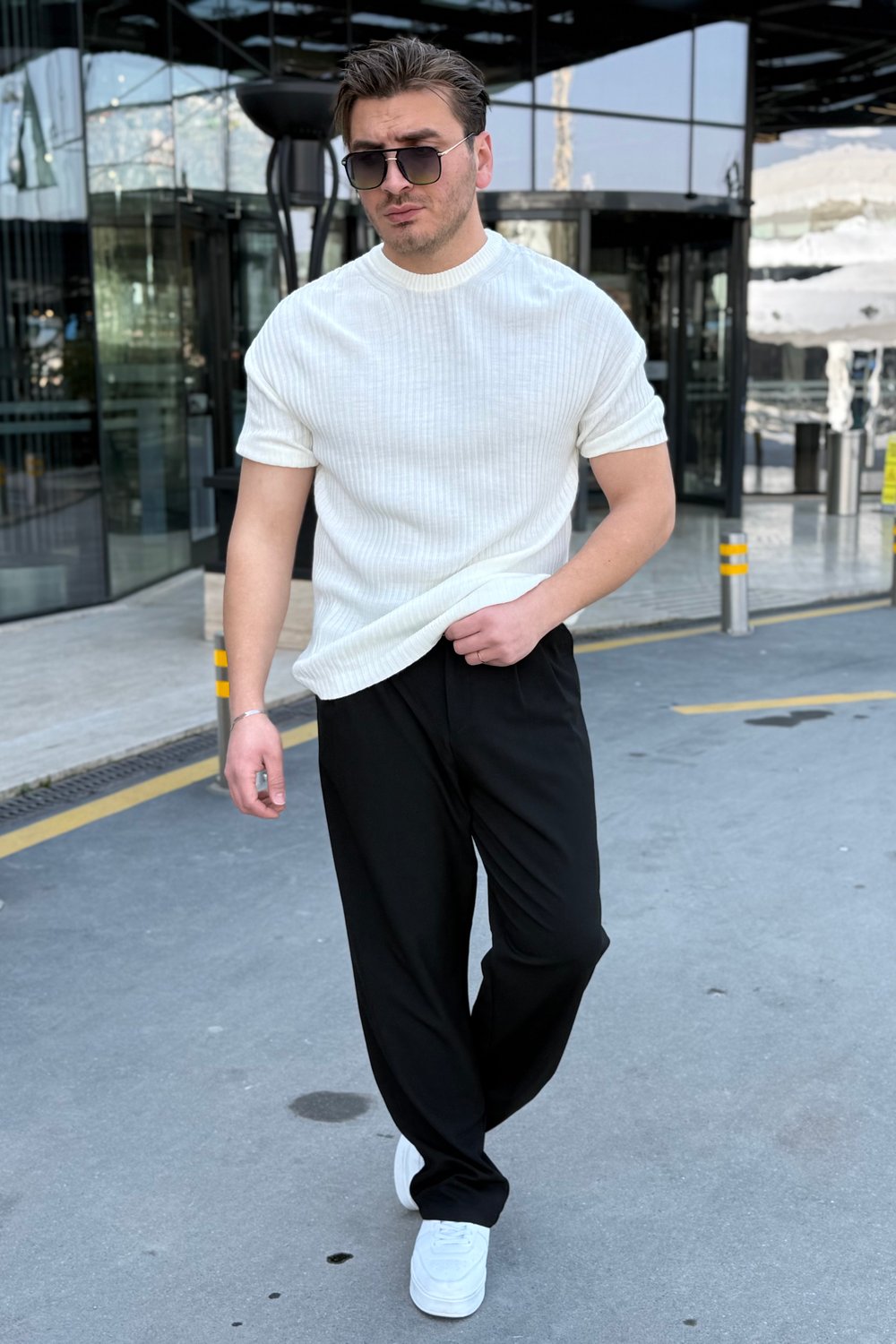 Loose Fit Tshirt Beyaz