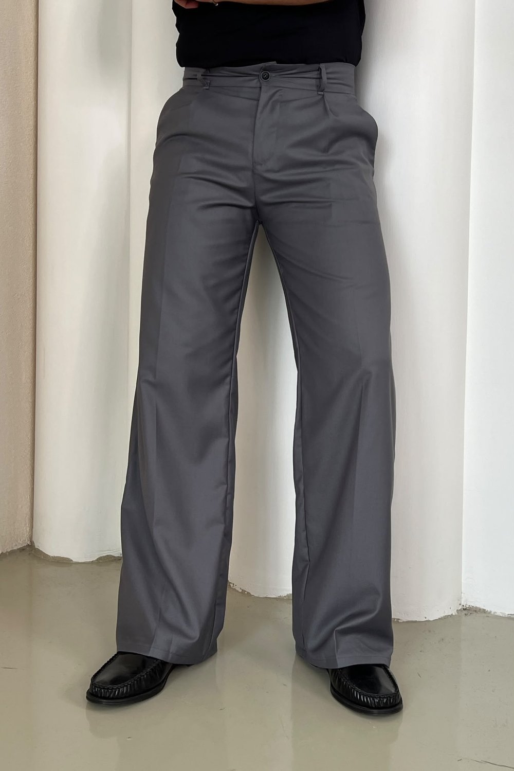 Loosefit Baggy Pantolon Gri