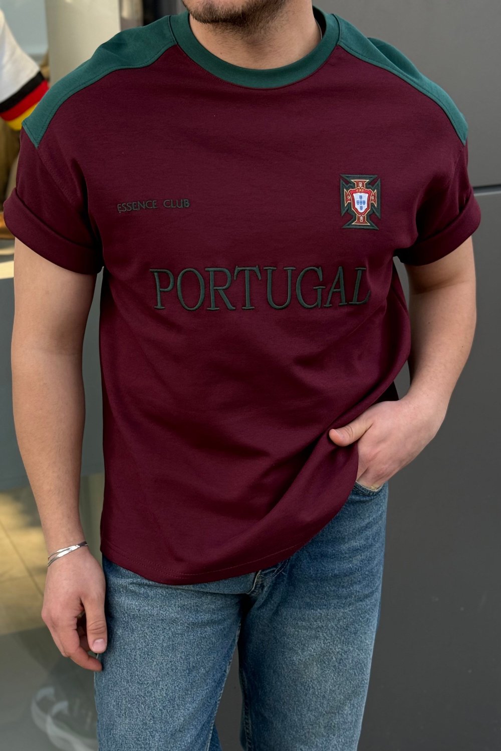 Milli Takım Oversize Tshirt Bordo