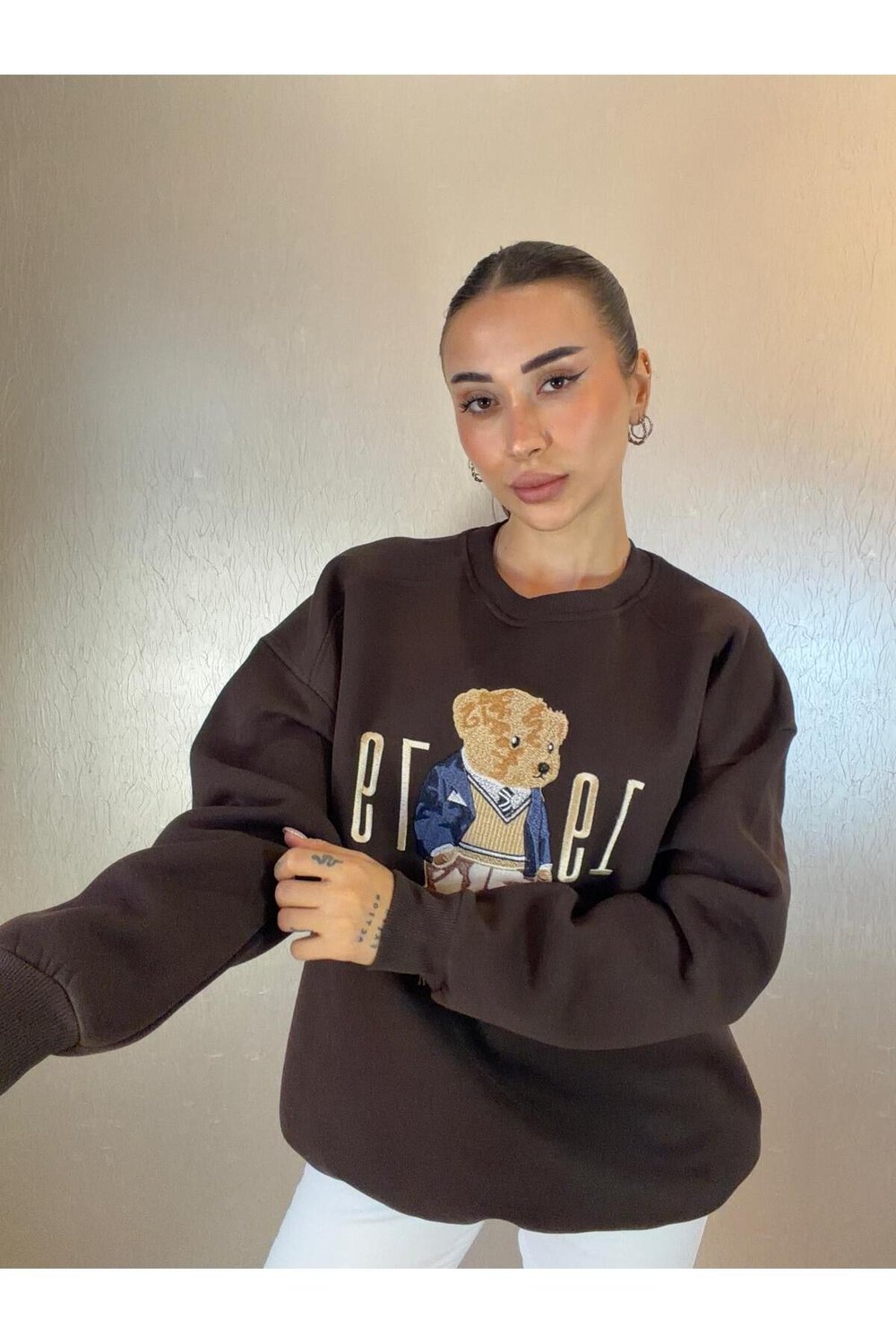 Ayıcıklı Sweatshirt