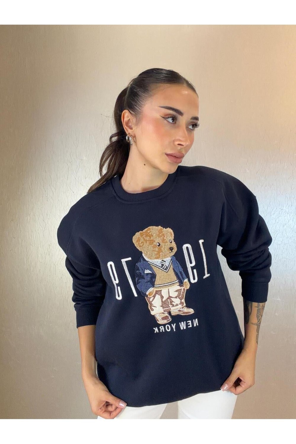 Ayıcıklı Sweatshirt
