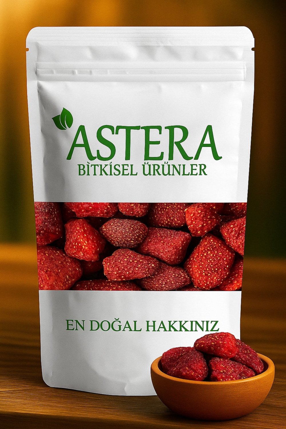 Çilek Kurusu ( 1. Kalite - Az Şekerli )