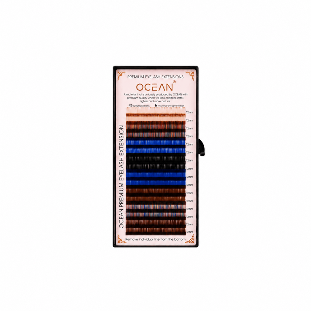Ocean Kirpik 0.07C Renkli Mix 