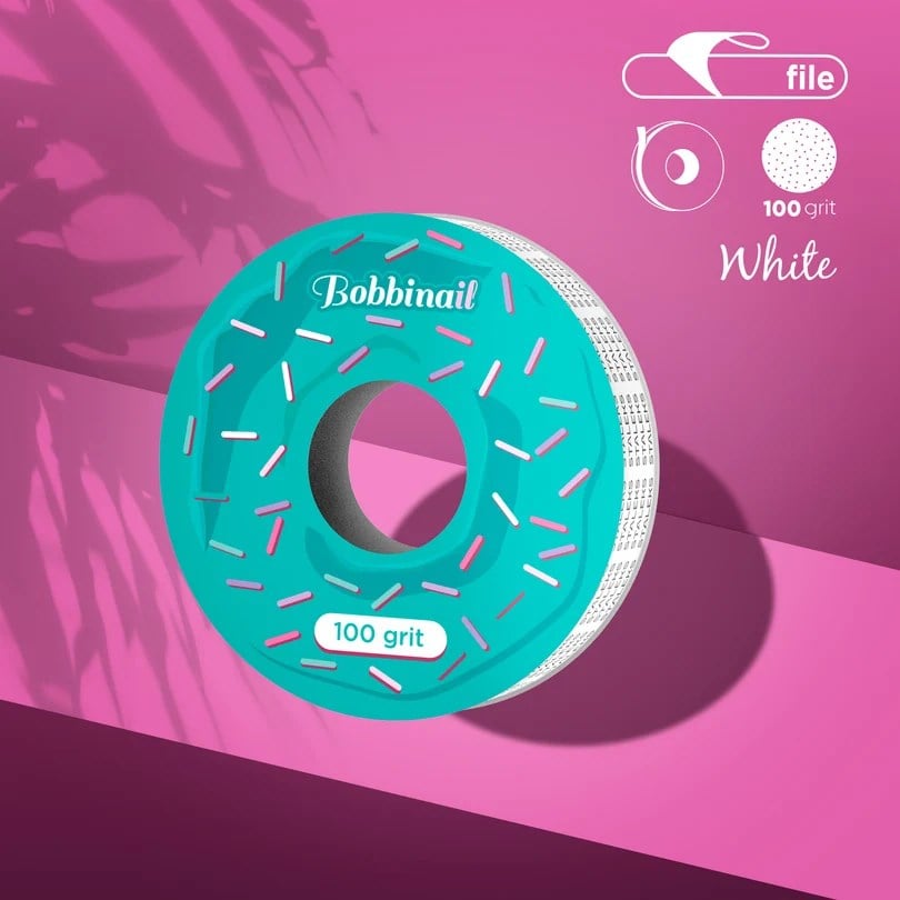 STALEKS PRO Plastik Bobin İçin EXPERT Yedek Beyaz Bant Törpü Bloğu, 100 Grit