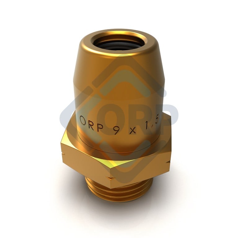 KOD:4146  M16X1,5 - 9X1,5 HORTUM ADAPTÖRÜ SARI