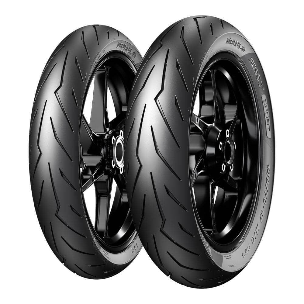 Pirelli Takım CF Moto SR250 110/70-17 ve 150/60-17 Diablo Rosso Sport Ön Arka Set