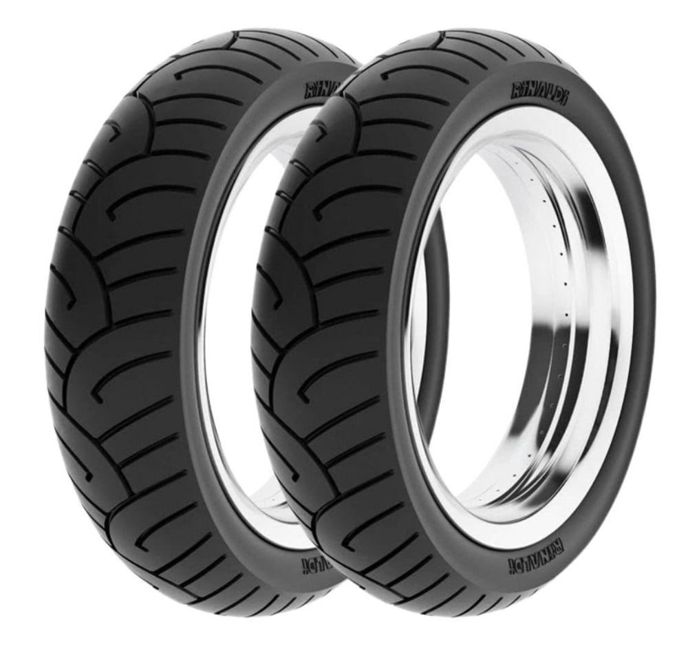 Rinaldi Set 100/90-10 ve 100/90-10 HB37 Ön Arka Takım  Motosiklet Lastiği