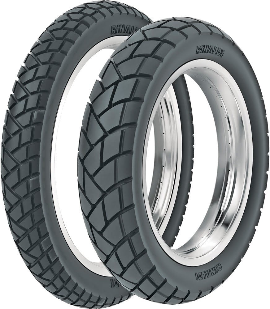 Rinaldi Set 90/90-21 ve 110/80-18 R34 Motosiklet Ön Arka Takım Lastik