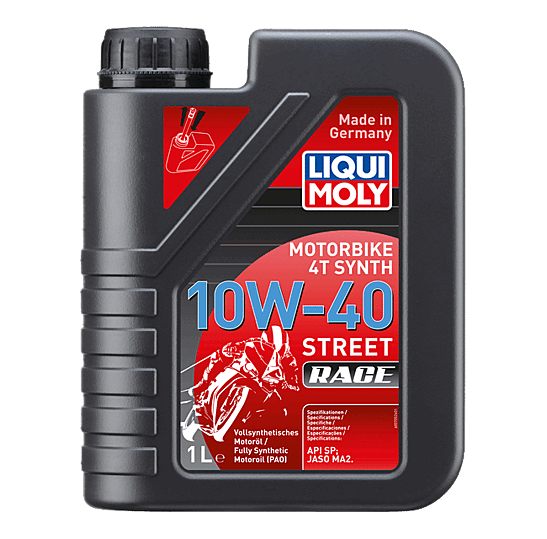 Liqui Moly 10W-40 Race / 4T %100  Sentetik Yarış ve Performans Motor Yağı  (1L)