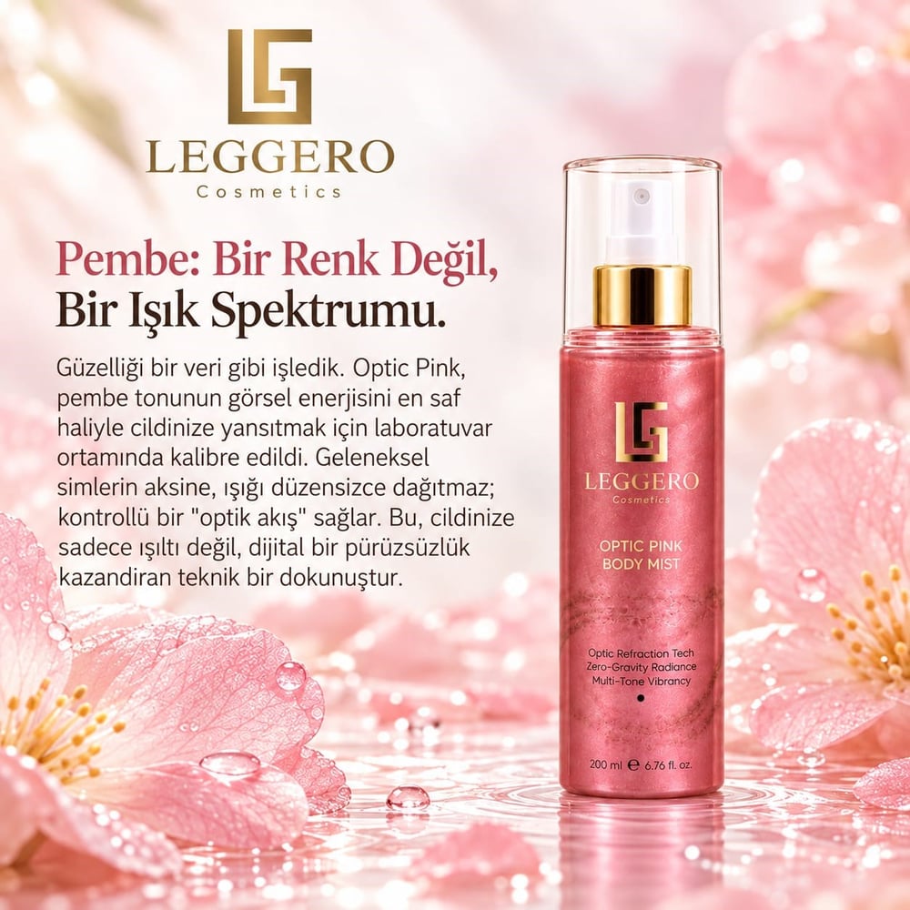 Optic Pink Simli Body Mist 200ml