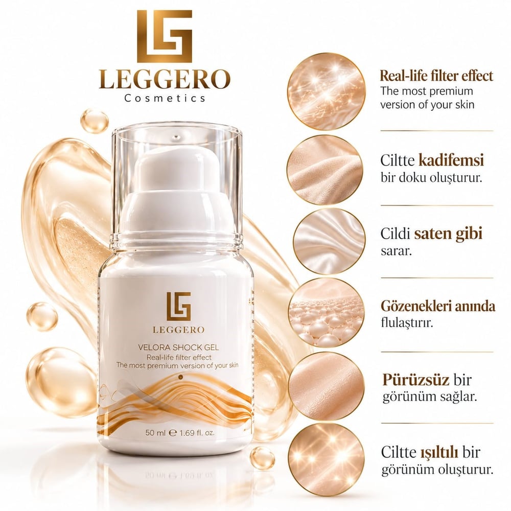 Velora Shock Gel Yüz ve El Jel Krem 50ml