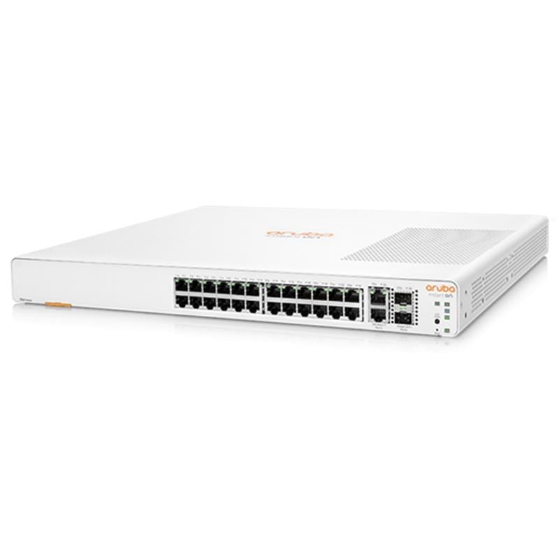 HPE JL807A ION 1960 24 PORT GIGABIT + 2X10GB SFP PORT POE 370W RACKMOUNT SWITCH