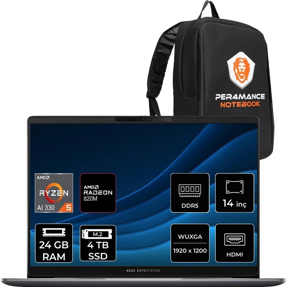 Asus Expertbook P3 Ryzen AI 5 330 Notebook 24GB RAM 14