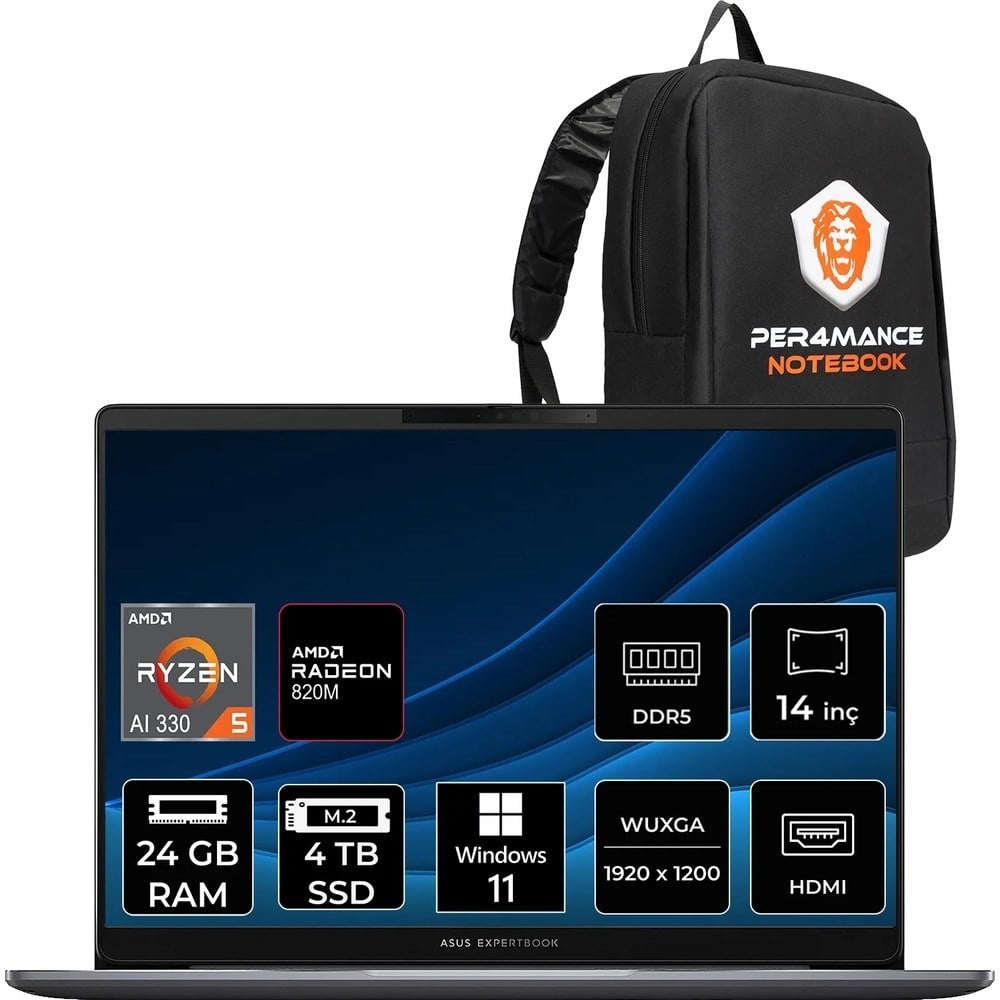 Asus Expertbook P3 Ryzen AI 5 330 Notebook 24GB RAM 14