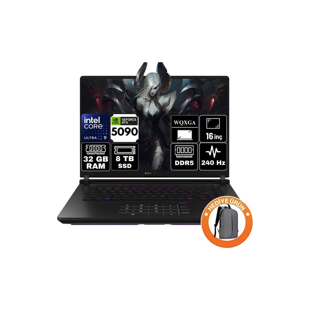 Asus Rog Strix Scar 16 Intel Core Ultra 9 275HX 32GB 8tb SSD RTX5090 24GB Windows 11 Pro 16
