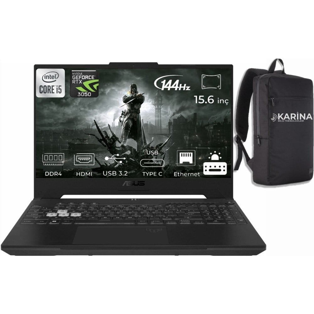 Asus Tuf Gaming F15 FX507ZC4-HN158-88 I5-12500H 64 GB 1 Tb SSD RTX3050 15.6