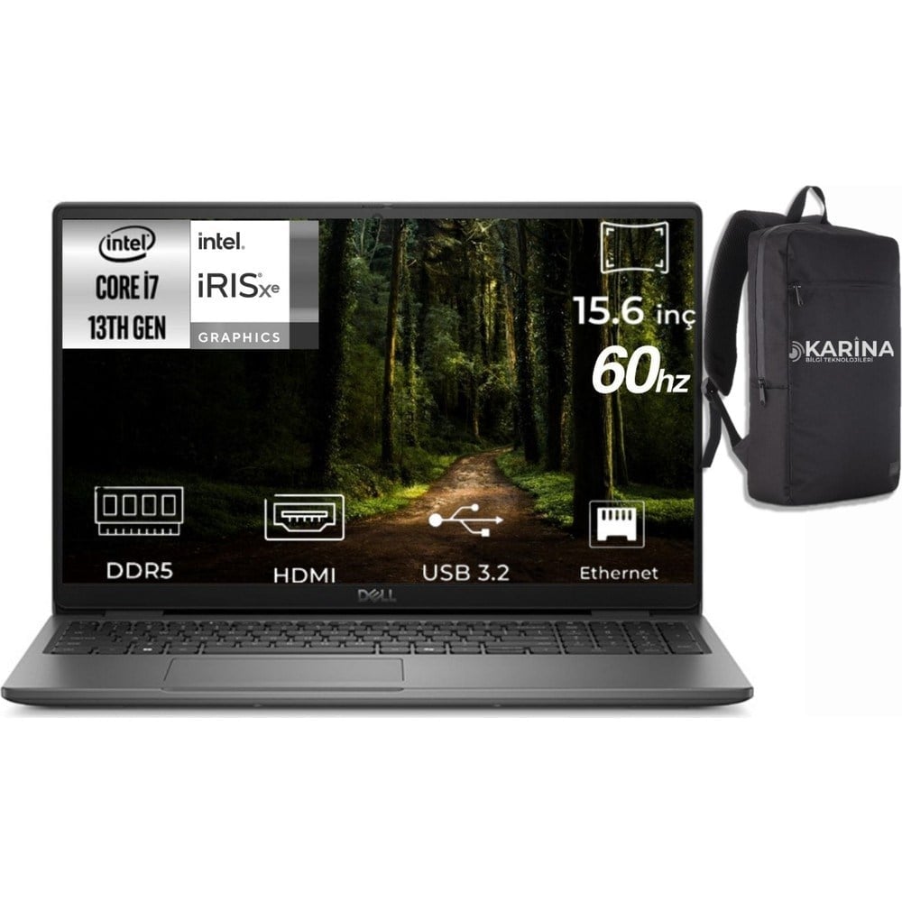 Dell Latitude 3550 I7-1355U N010L355015U-23 16GB 512GB Iris Xe Graphics W11PRO 15.6