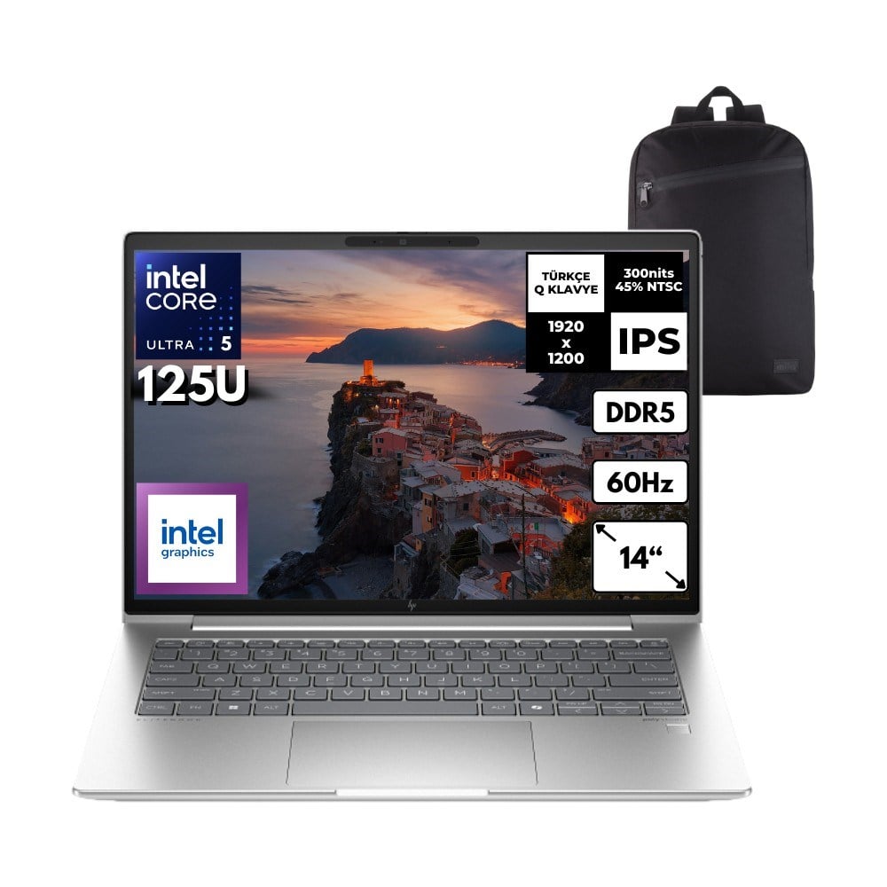 HP 640 G11 Ultra 5-125U 8-Gbddr5 512 GB Intel Graphics 14
