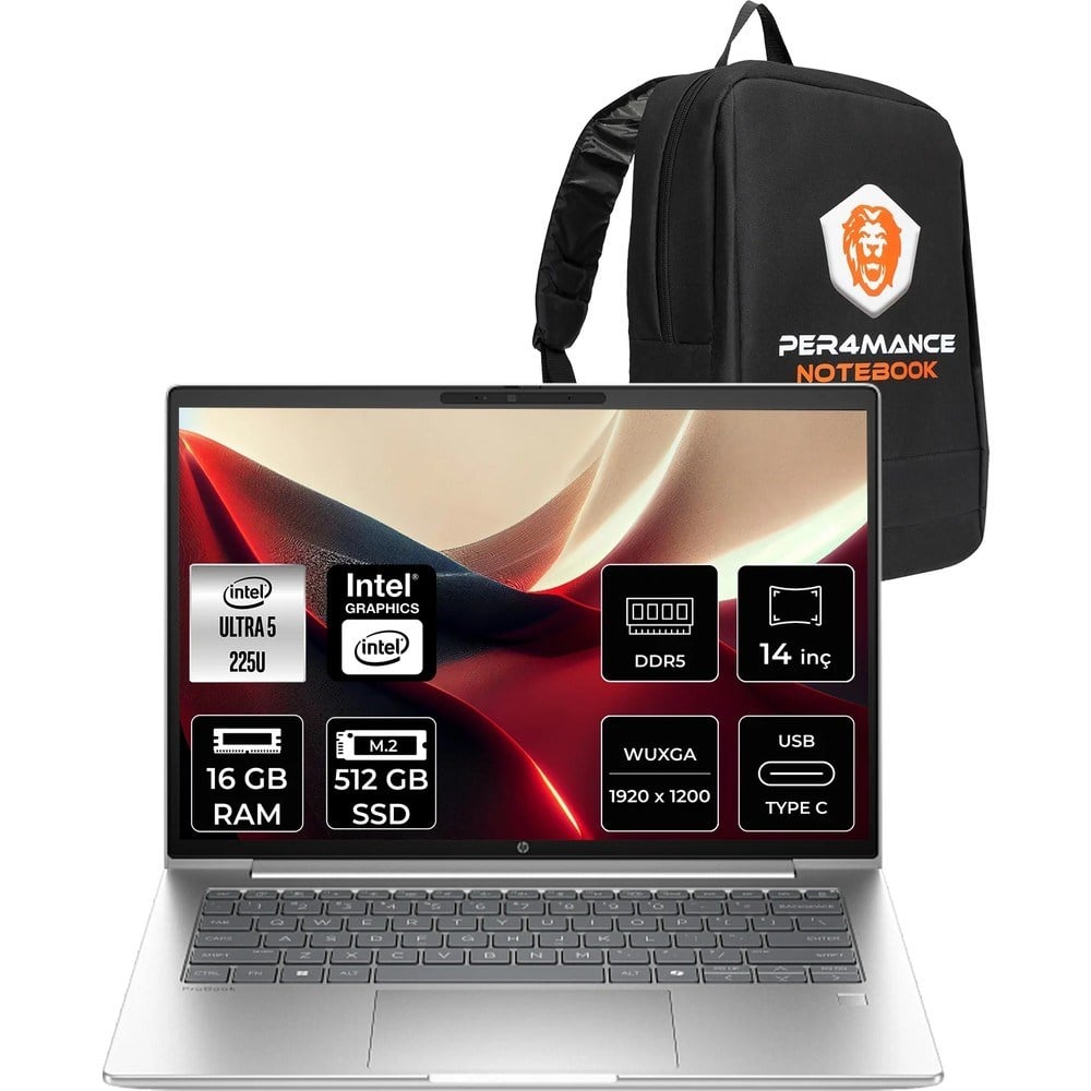 HPProbook 4 G1I Core Ultra 5 225U 16GB RAM 512GB SSD 14