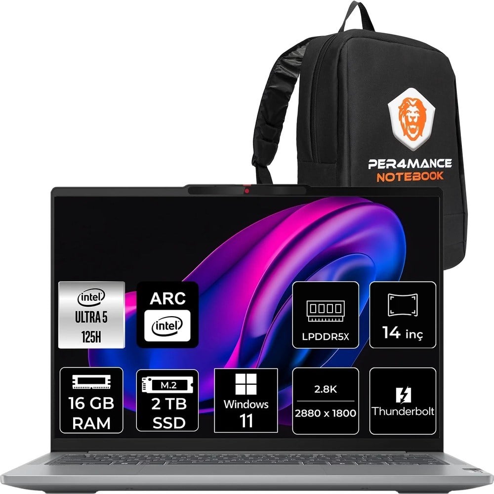 Lenovo Ideapad Pro 5 Core Ultra 5 125H Notebook 16GB RAM 2TB SSD 14
