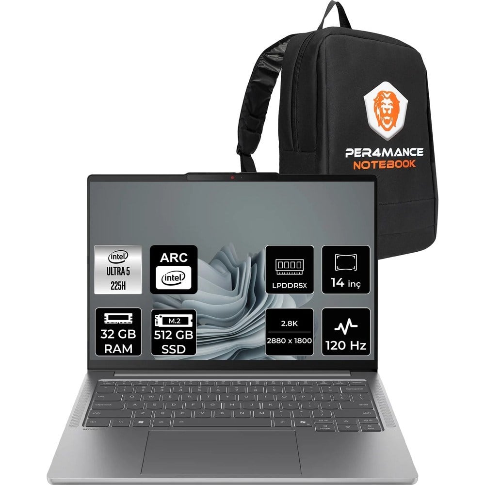 Lenovo Ideapad Pro 5 Core Ultra 5 225H Notebook 32GB RAM 512GB SSD 14