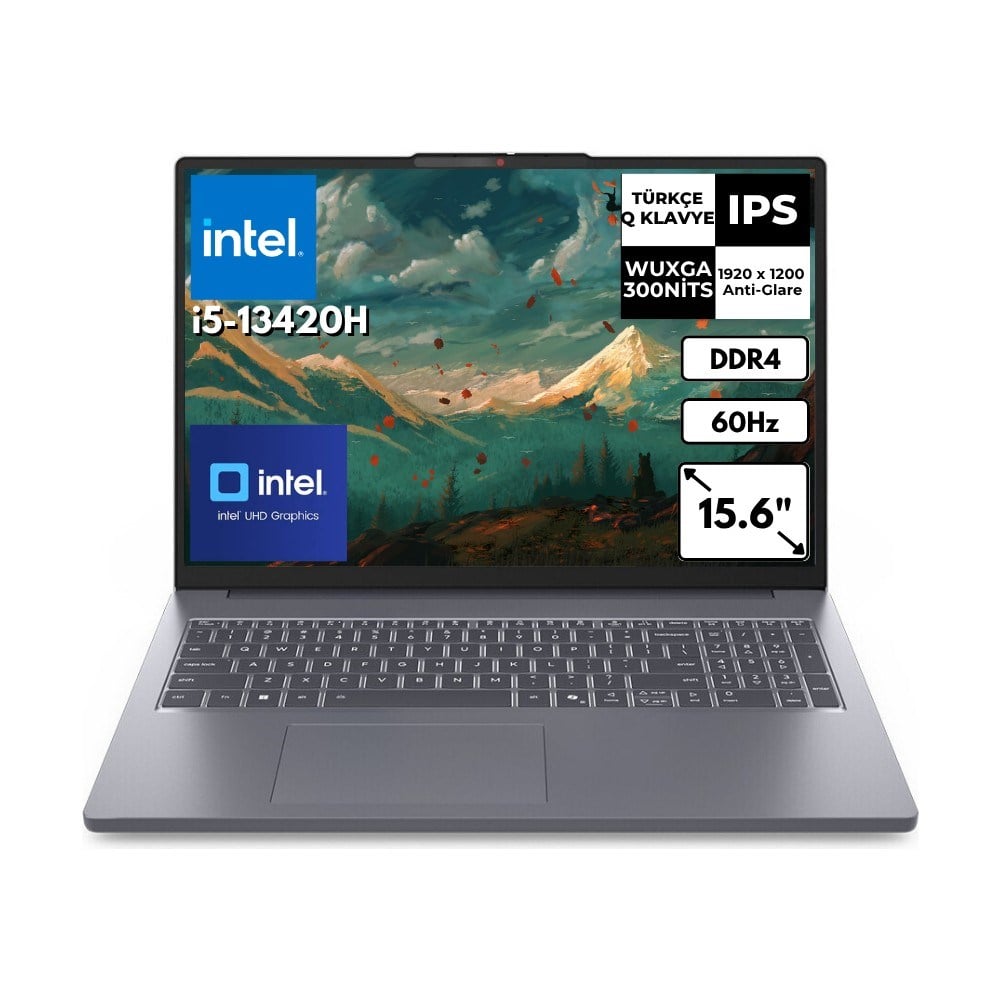 Lenovo Ideapad Slim 3 16IRH10 I5-13420H 24 GB 256 GB SSD UHD Graphics 16