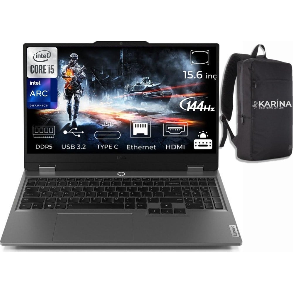 Lenovo Loq 15IAX9I Intel Core I5 12450HX 40GB 4tb SSD Arc A530M WIN11 Pro 15.6